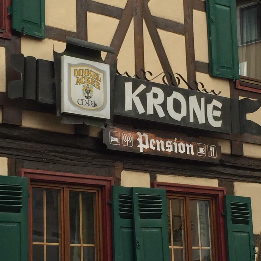 Pension Krone Sternenfels Екстер'єр фото